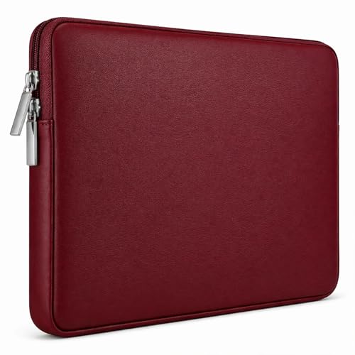 Housse ordinateur portable 15.6 pouces RAINYEAR pochette rouge