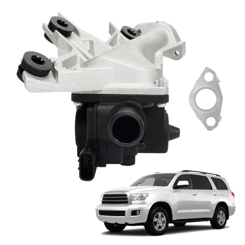 Kozlira Left Secondary Air Injection Check Valve Fit for Toyota Tundra 2010-2013, Sequoia 2010-2012, for Lexus GX460 2010-2013, V8 4.6L #Replace 2570238050 911-624 Air Pump Check Control Valve