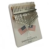 Regis kalimba 17key thumb piano com livro de instruções e martelo de a