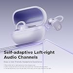 SoundPEATS POP Clip Wireless Open Ear Earbuds, Button Control, Lightweight Comfort Headphones, 30H Playtime, IPX5 Waterproof, Bluetooth 5.4 Immersive Audio Earphones for Sports Running Working, Purple - Image 5