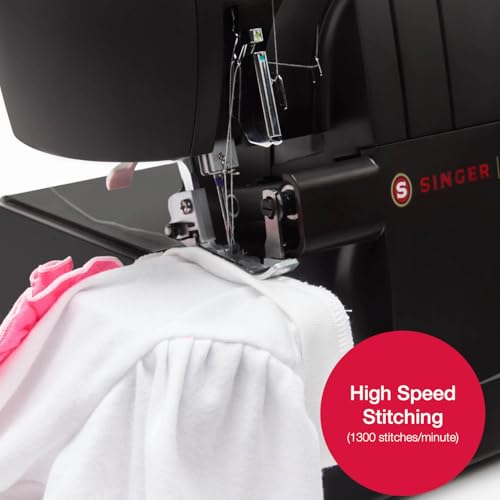 image for SINGER® HD0500S Heavy Duty Serger Overlock Sewing Machine, Classic Bl