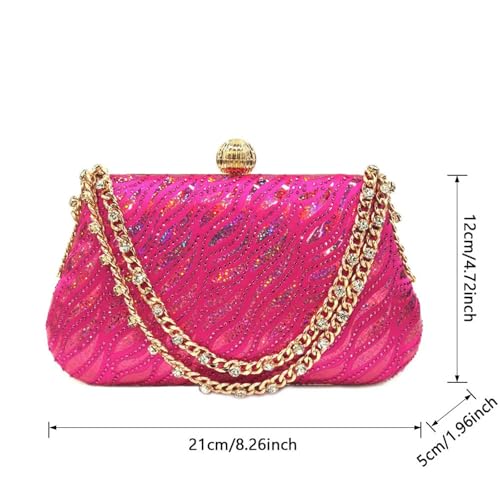 Women Shoes and Bag Set Coming Fuchsia Color Thin Heels Comtable Design Ladies Shoes Matching Bag Set 6