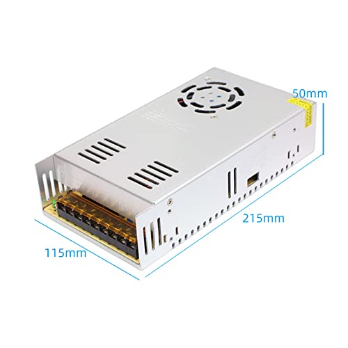 24v 15a Power Supply,Universal Regulated Switching Transformer Adapter for LED Strip Lights,CCTV Camera,and Computer Project with AC 110-240V to DC 24v15a 360W Converter and Low Voltage Output3
