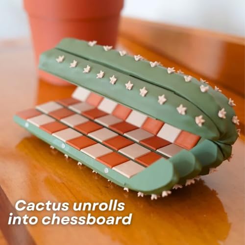 Jeu d'échecs cactus original à offrir pour les amateurs de design