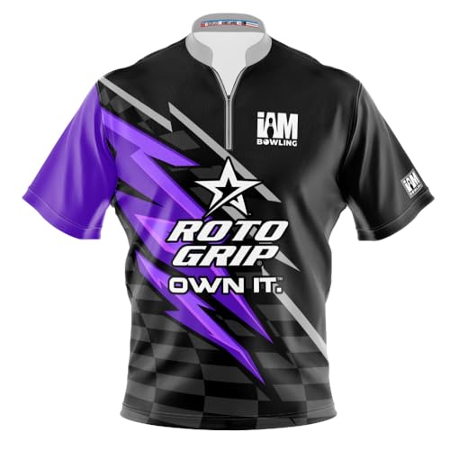 Logo Infusion Dye-Sublimated Bowling Jersey (Sash Collar) - I AM Bowling Fun Design 2026-RG - Roto Grip (Large) Multicolored