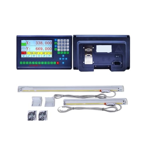 Display LCD GCS903 con Kit DRO 2 Ejes y Escala Lineal 0-1000mm miniatura 1