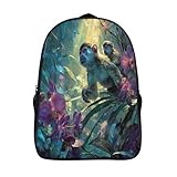 kaiyun Lebendige Affen Schulrucksack Teenager Schulranzen Freizeit Rucksack Regenwald School Bag Casual Daypacks Für Kinder Teenager 16 inch