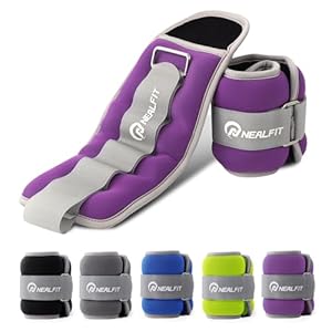 Ankle Weights for Men Women Kids, Leg Arm Wrist Weights with Adjustable Strap for Running, Gymnastics, Aerobics,Gym, Fitness