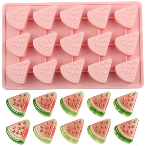 AIBOYA 15 Cavity Watermelon Silicone Candy Molds