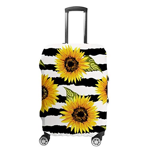 Housse de voyage CHEHONG en polyester robuste imprimé tournesols artistiques