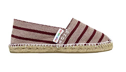 ALPARGATUS PASOS ARTESANALES HECHO A MANO MADE IN SPAIN Espadrille Base bordò Segovia Textil Donna (Taglia EU 37)