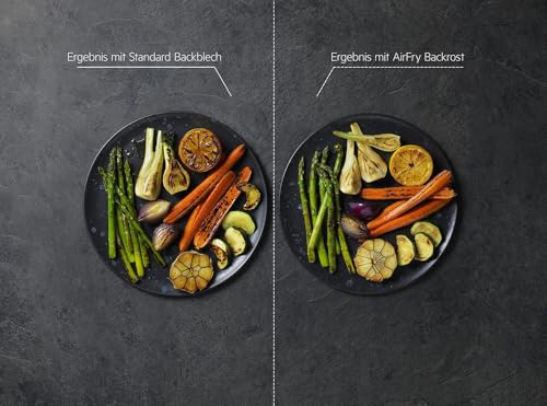AEG AirFry Backofenrost, Backblech für schonendes frittieren ohne Öl, optimale Luftzirkulation mit Heißluft, knuspirg geröstetes Gemüse & knackige Pommes, COTAIRRACK, BxTxH: 46,8 x 38,2 x 2,4 cm