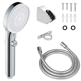 RV Shower Head with Hose and On Off Switch, Camper Water Saving and High Pressure Shower Head with H
