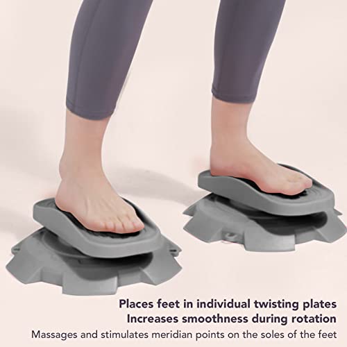 Disco de torção fitness, placa de torção de cintura ABS para treino de tonificação de corpo inteiro