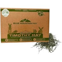 Blue Mountain Hay Fresh High Altitude 2nd Cutting Timothy Grass Hay 25 lb, Soft Leafy Easy Flake Forage High Fiber Balanced Nutrition Supports Digestion Optimal Weight Palatability Low Waste