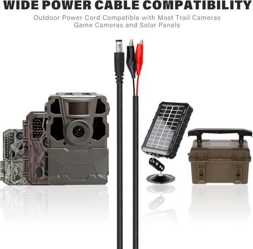 Cable de alimentación KSK antimordeduras de 79" para cámaras Spypoint y Stealth 4
