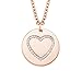Produktbild s.Oliver Damen Ketten mit Anhänger Herz Edelstahl IP Rose veredelt mit Kristallen von Swarovski