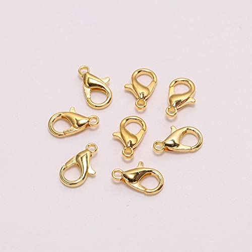 450Pcs Jewelry Making Accessories Set Includes 200Pcs Open Jump Ring Connectors 200Pcs Bead Tips Knot Covers And 50Pcs Lobster Claw Clasps For Bracelet Necklace Diy Jewelry Making Supplies (Gold) #TOP7
