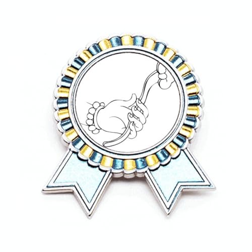 Badge dessin ruyi broche médaille winner award pour cadeau de mérite