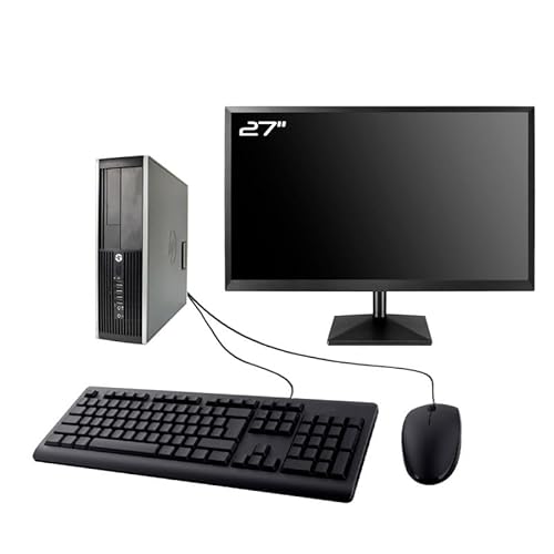 PC HP Compaq Elite 8300 SFF Ecran 27 Intel I3-3220 RAM 16Go SDD 240Go W11 WiFi (Reconditionné)