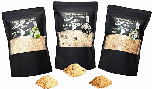 Peetz Farine de fumage en hêtre avec baies de genièvre et cerise 500 g