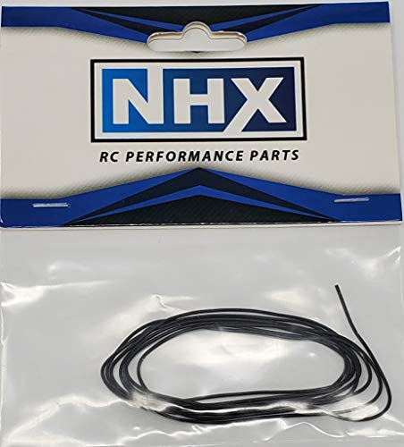 NHX RC Pro Silicone Wire 30 AWG Gauge 3 FT Black : Receivers RX