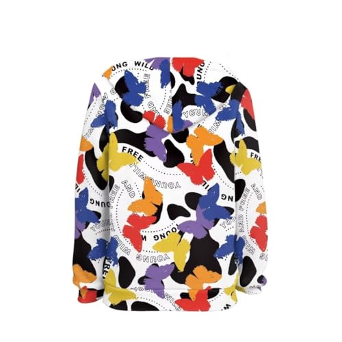 Colorful Boys Girls Pullover Hoodies Long Sleeve Sweatshirt with Pockets2