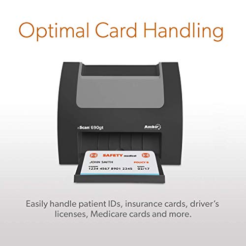 Ambir Nscan 690Gt High-Speed Vertical Card Scanner For Windows Pc #TOP3