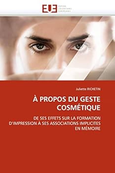 Paperback À propos du geste cosmétique [French] Book