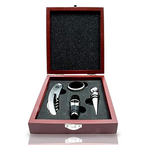 kit abridor de vinho c/4pçs
