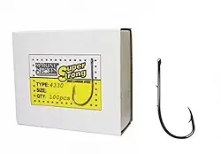 Anzol Marine Sports Super Strong 4330 Nº 6 - Caixa 100un