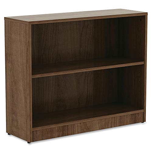 Lorell Walnut Laminate Bookcase, 29.5" X 36" X 12" #TOP12