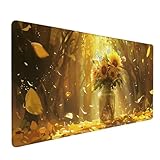 【TAPIS DE BUREAU】: La base en caoutchouc dense peut fixer fermement le tapis de bureau sur n'importe quelle surface pour éviter les mouvements inutiles. Il embellit non seulement le bureau, mais a également une grande applicabilité