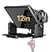 Produktbild Teleprompter, Moman MT12 12 Zoll Prompter Tablet mit APP Fernbedienung, Metall Prompting Kit Hochauflösendes Display für Camcorder Kamera iPad iPhone Mobile, Tablet-Teleprompter-Smartphone-Kamera-DSLR