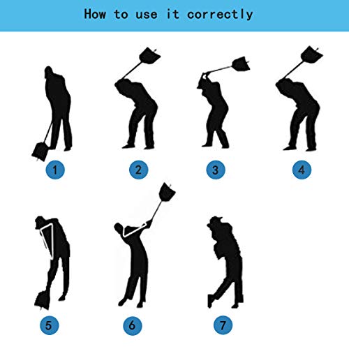Vukayo Golf Power Resistance Trainer,Golf Swing Training Aid Fan For Golf Power Swing (Blue) #TOP5