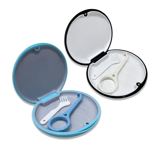 Imagen de Jdacla® Pack 2 Cajas para Férula Dental + 2 Minicepillos y 2 Ganchos de Extracción de Regalo