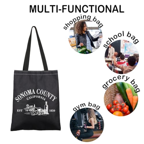 Bolsa tote California Wineries Sonoma County miniatura 5