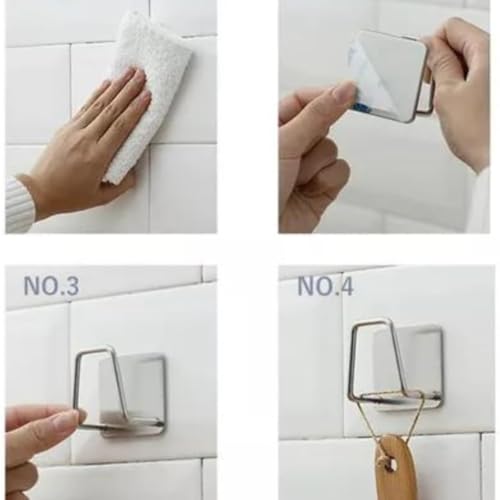 Kit com 4 Suporte de Esponja Gancho Pia Aço Inox Louça Cozinha Inoxidável Suporte para Sabonete Pia