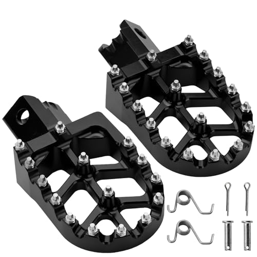 Repose-pieds CNC pour moto avec grip maximal antiderapant Honda CRF