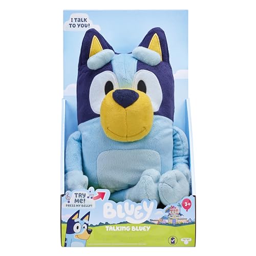 BLUEY talking Teddy Bear, 31cm, Blue, Schwarz, 31 cm - Image 2