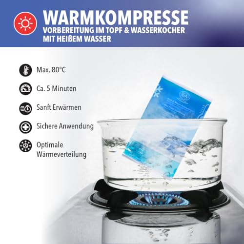 IEA Medical Kalt Warm Kompressen Mischset | 3er Set Kühlpacks für Prellungen, Insektenstiche und andere Verletzungen | wiederverwendbare Gel-Kühlkissen | 2 Größen, Kühlpads, cool pack, kühlpads kinder