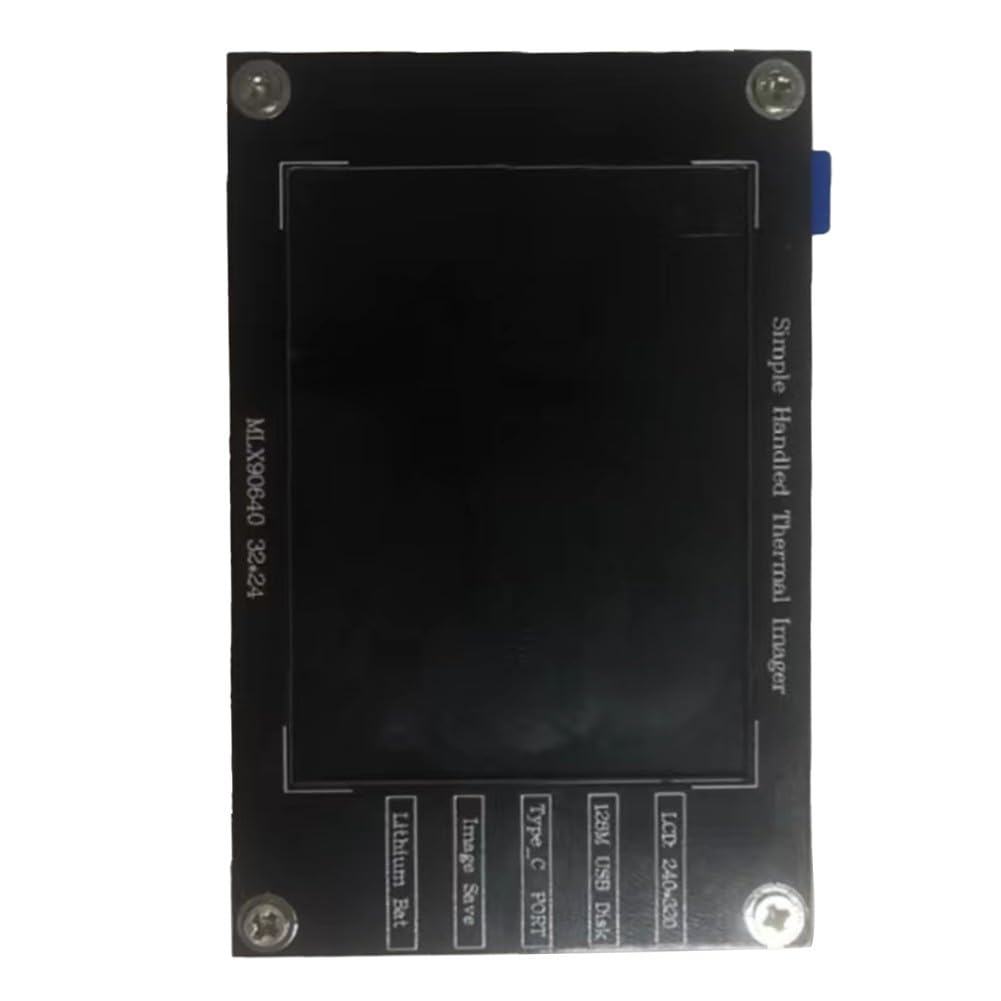 Cámara térmica compacta infrarroja de 320 x 240 píxeles, pantalla TFT de 2.8 pulgadas, almacena 100 imágenes USB, carga y mantenimiento eléctrico