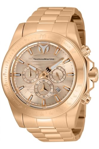 Technomarine Manta TM-220138 Reloj para Hombre - Impermeable - Analógico - Movimiento Cuarzo - Acero Inoxidable con Esfera Oro Rossa - 47mm Technomarine Manta TM-220138 Reloj para Hombre - Impermeable - Analógico - Movimiento Cuarzo - Acero Inoxidable con Esfera Oro Rossa - 47mm