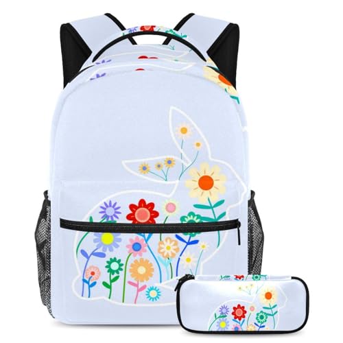 Sac à dos peinture à l'huile florale au design artistique pour fille et garçon