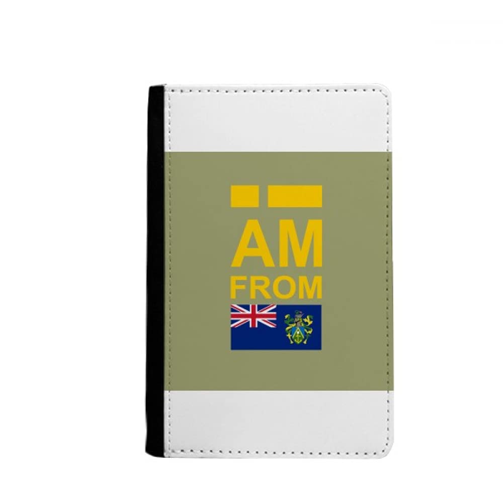 I Am From Pitcairn Islands Passport Holder Notecase Burse Wallet Cover Card Purse