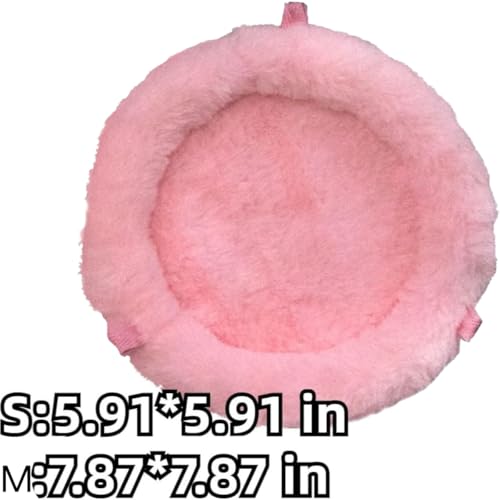 Image of Bird Soft Nest Hanging Hammock Bed Toy for Parrot Parakeet Cockatiel Conure Lovebird Finch Canary Budgie Hamster Rat Gerbils Cage Perch (S)