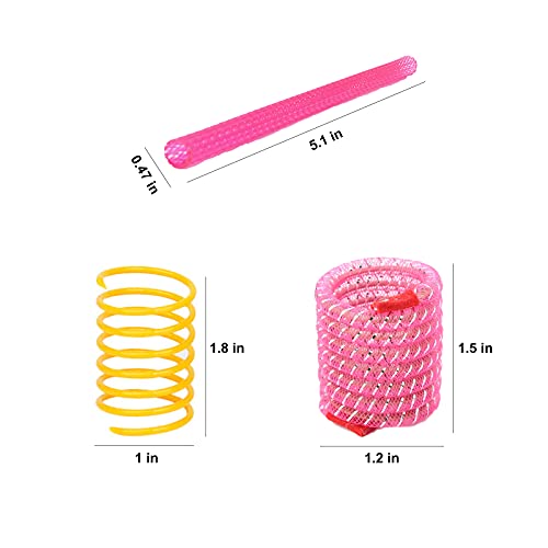 35 Pack Cat Spring Toys Set, Colorful Cat Spring Toy And Cat Spring Tube Toy, Interactive Cat Toy For Indoor Cats, Colorful Cat Plastic Coil For Kittens To Swat, Bite, Hunt (Random Color) #TOP1
