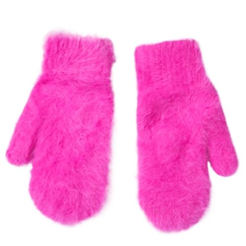 Gants d'hiver en velours contre les mains froides mitaines femme stylées