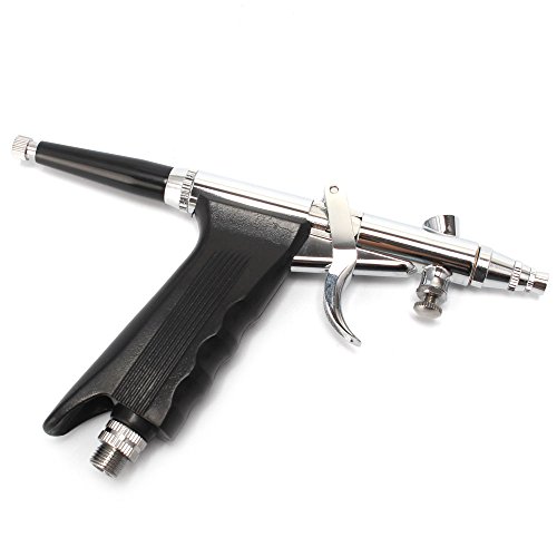 Dual-Action Airbrush Pen Spray Gun Precision Trigger Style Gravity-Feed Airbrush Set 3 Tip Set (0.3Mm 0.5Mm 0.8Mm) #TOP4