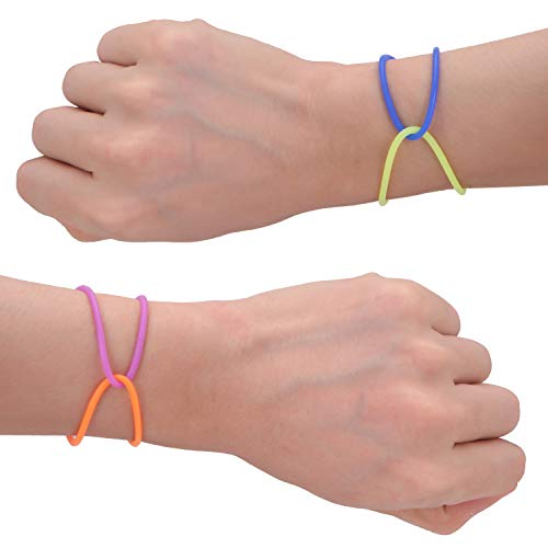 Senkary 120 Pieces Colorful Silicone Jelly Bracelets Nonluminous 80S Bracelets Bands For Party, Adults, Women, Girls (10 Colors) #TOP5